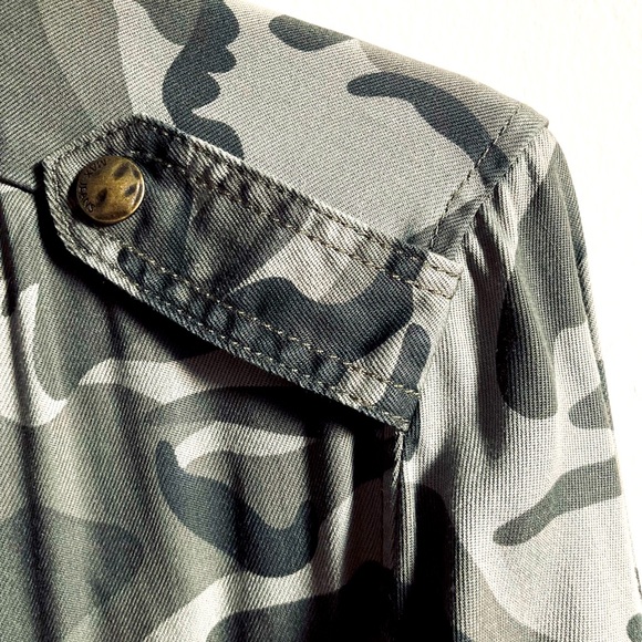 MAX JEANS - MILITARY CAMOUFLAGE JACKET - Size L - BRAND NEW! - Picture 6 of 6